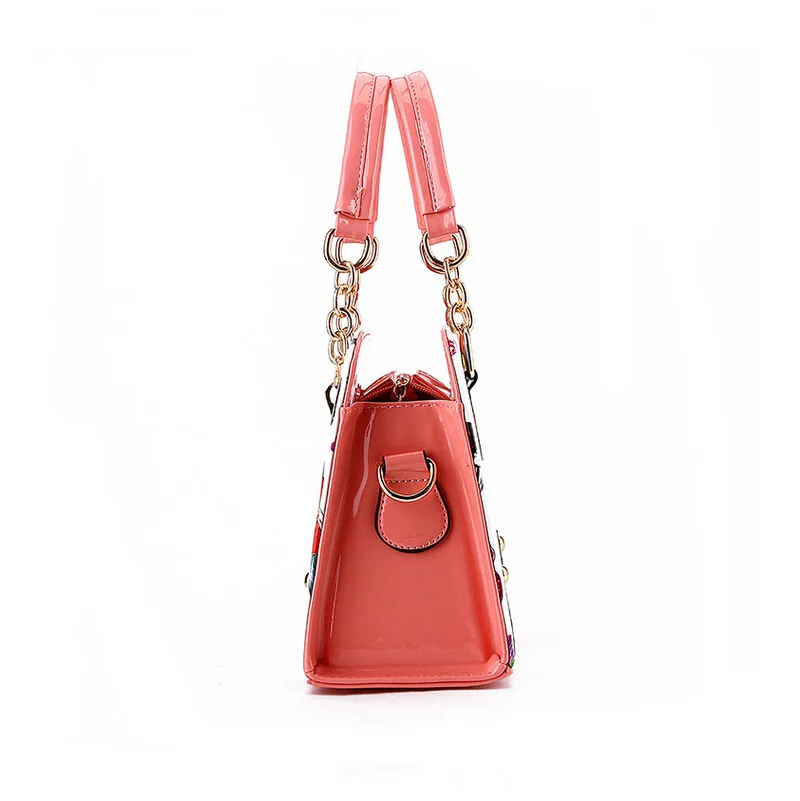 Женские сумки 2018 новые модные летние цепи женские мультфильм девушка печатных