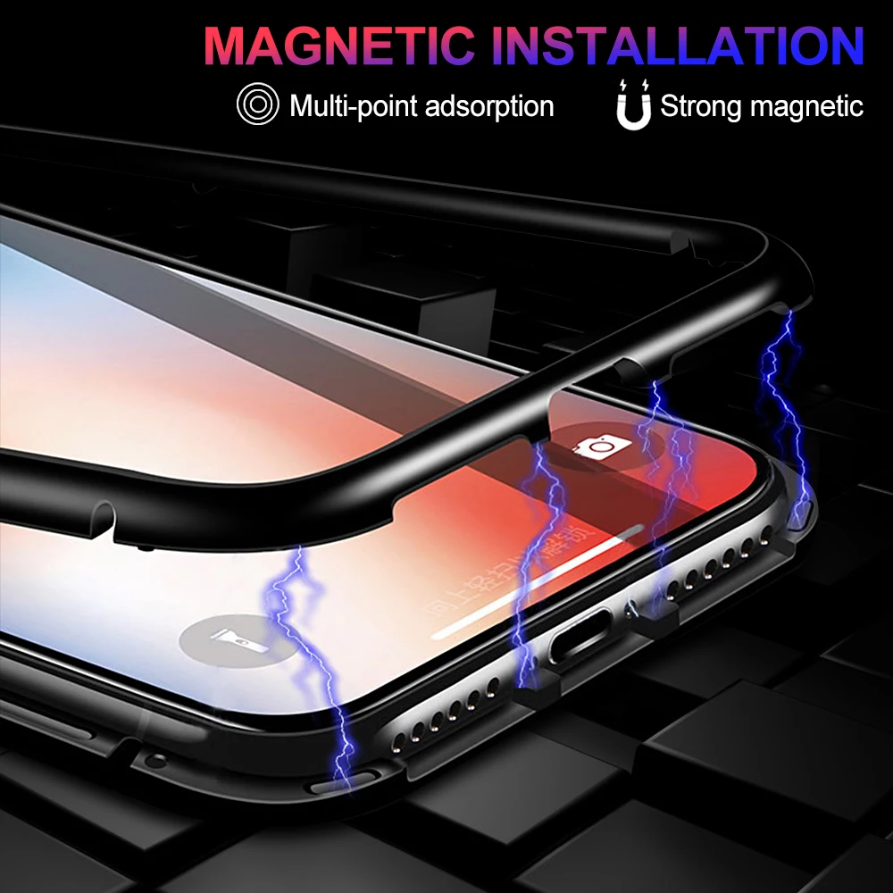 Магнитный флип-чехол для телефона для huawei Honor 9i 8X Max Коврики 20 10 Pro P10 P20 P30 Lite металлические Coque Nova 2i 3i 3e 3 4 Y9 крышка корпуса
