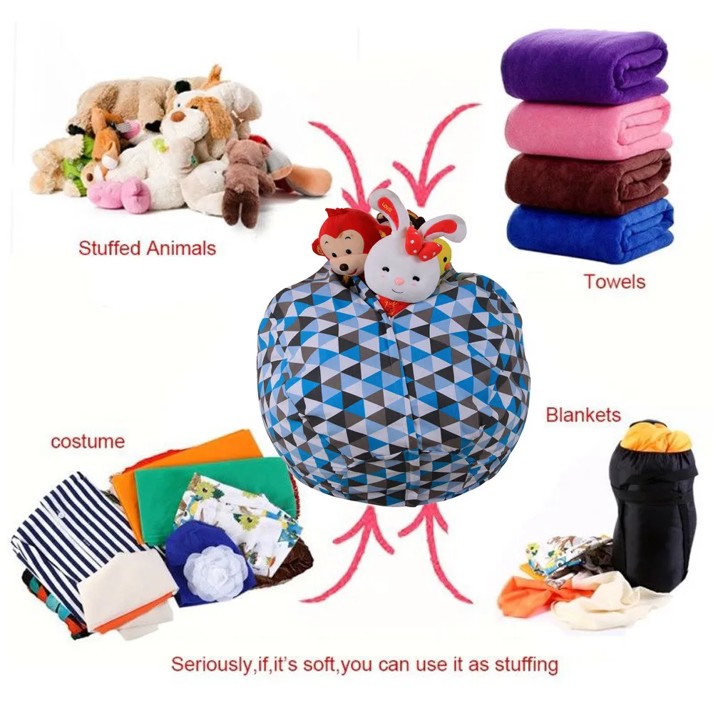 2017 Детские набивные животные плюшевые игрушки мешок для хранения мягкий