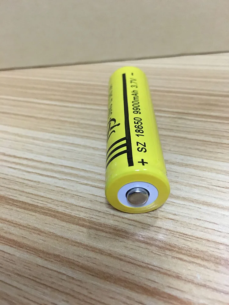 DING Ли Ши Цзя 4 шт 18650 Батарея 9900 mAh 3,7 V Перезаряжаемые Батарея литий-ионный Для фонарик Факел фар голова Батт