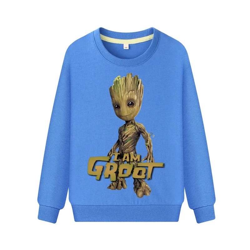 Детский свитер с героями мультфильмов I'm Groot одежда для малышей 100% хлопок топы