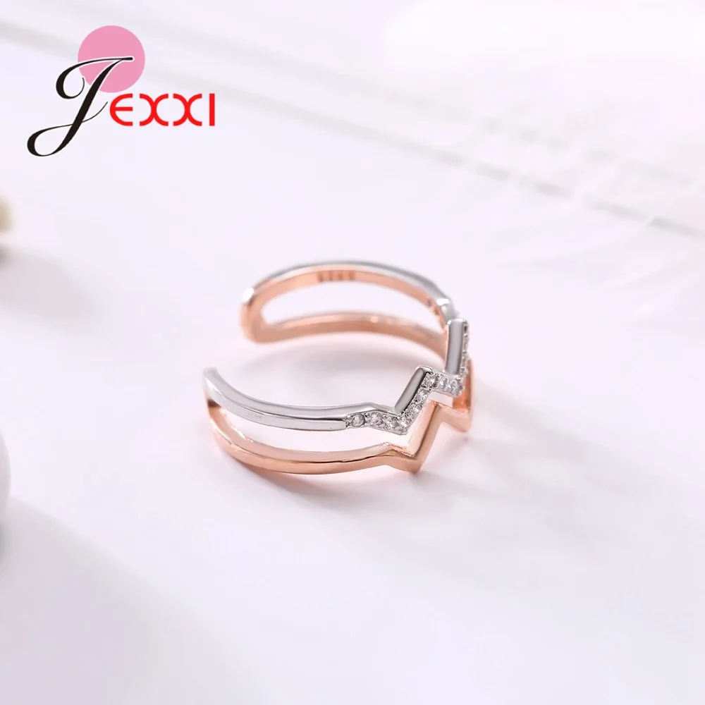 Очаровательное свадебное кольцо высокого качества с волнистым дизайном для