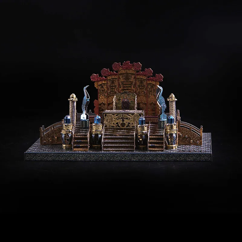 Металлический пазл MICROWORLD трехмерные игрушки Zhengda Guangming Palace сборочная модель