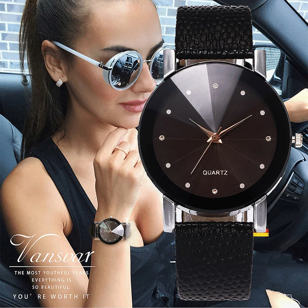 Лидер продаж модные женские часы кожаные для молодых девушек Reloj Mujer Zegarek Damski Bayan |