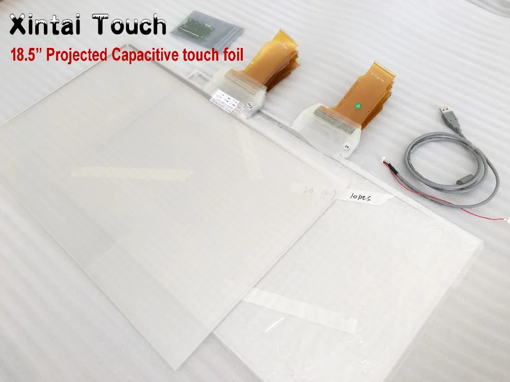 

Free Shipping ,Xintai Touch 18.5" Capacitive Transparent 10 Touch Points Touch Foil Film, USB Port, Wide Screen, SHiPPING FAST