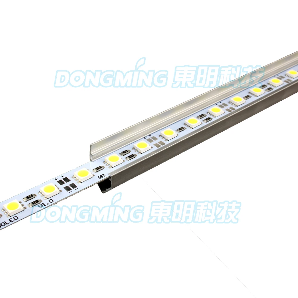 50 шт. суперъяркая Алюминиевая СВЕТОДИОДНАЯ лента SMD 5050 с отражателем 72 светодиода