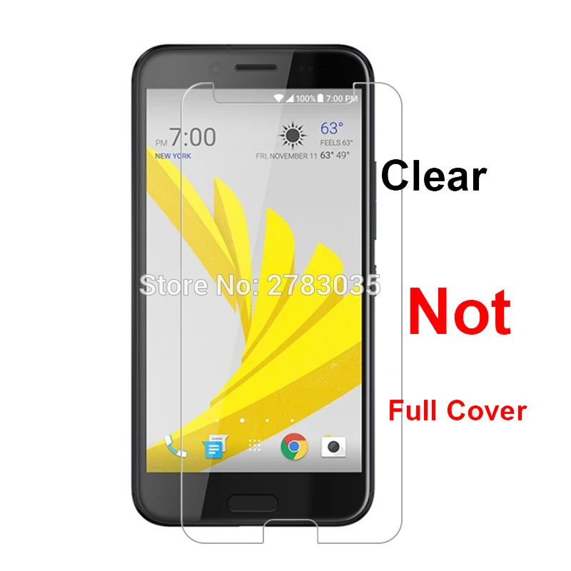 Clear Not Full Cover Для htc 10 Evo/htc Bolt 5," Новинка твердость 9H 2.5D полное покрытие закаленное защитная стеклянная пленка для экрана Защита - Цвет: Clear Not Full Cover