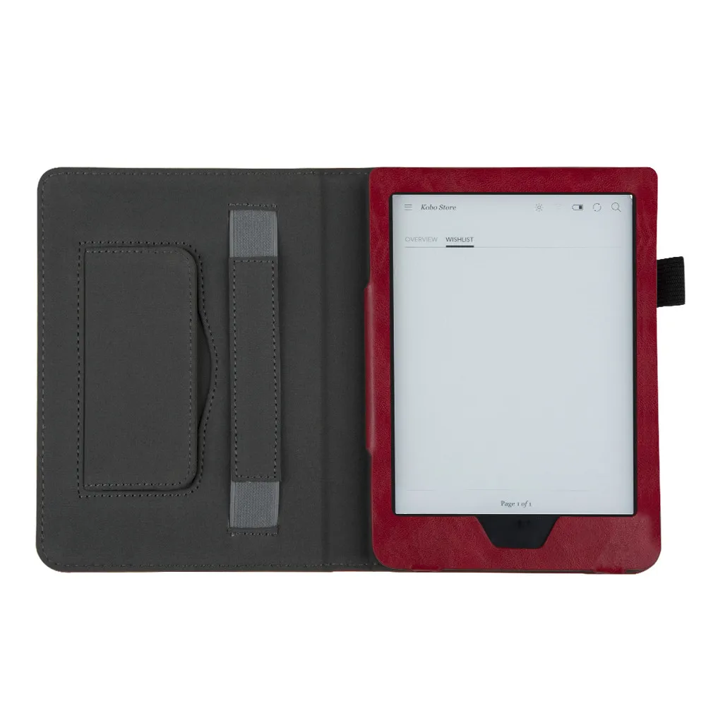 Для Kobo Clara HD ультра тонкий умный кожаный чехол с подставкой 6 0 дюйма для 2018