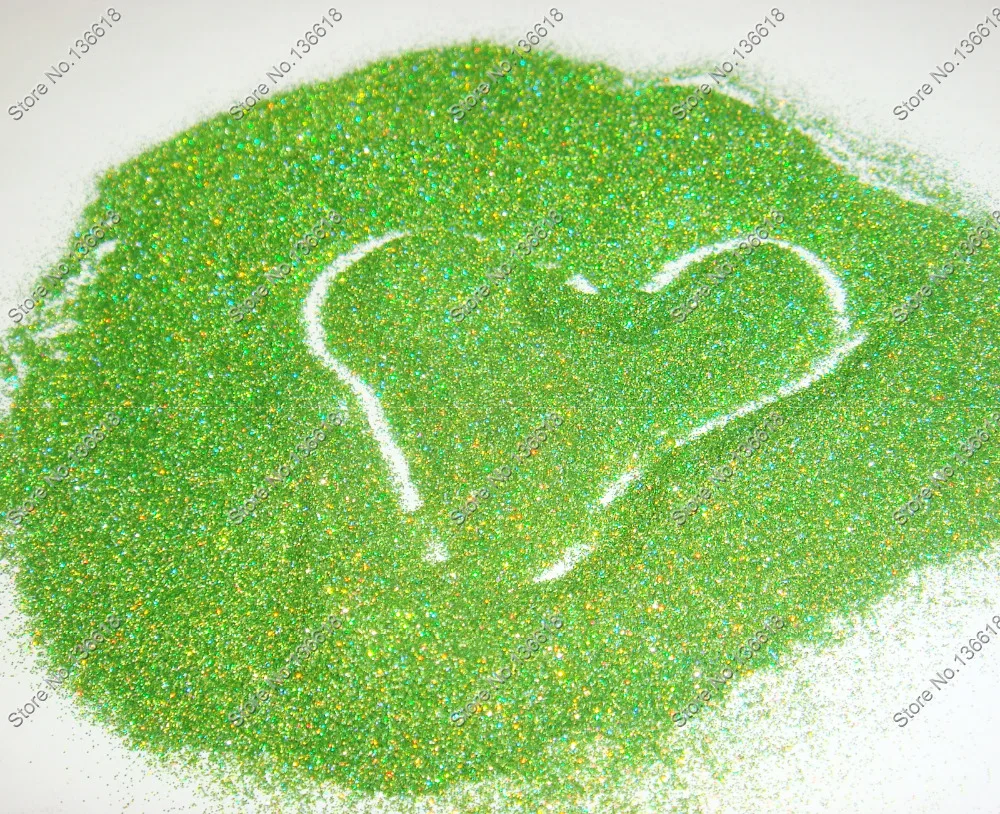 

50g/bag x 1/256"(0.1mm) Holographic Laser Light Green Color Shining Fine Nail Glitter Dust Powder for DIY Nail Art&Glitter Craft