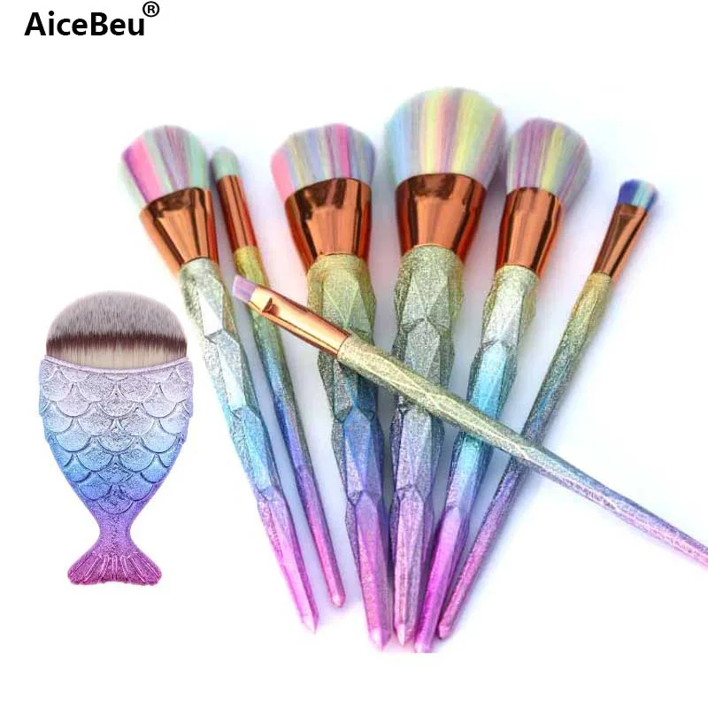 AiceBeu 7-11 шт. алмазные кисти для макияжа набор кистей лица косметическое средство