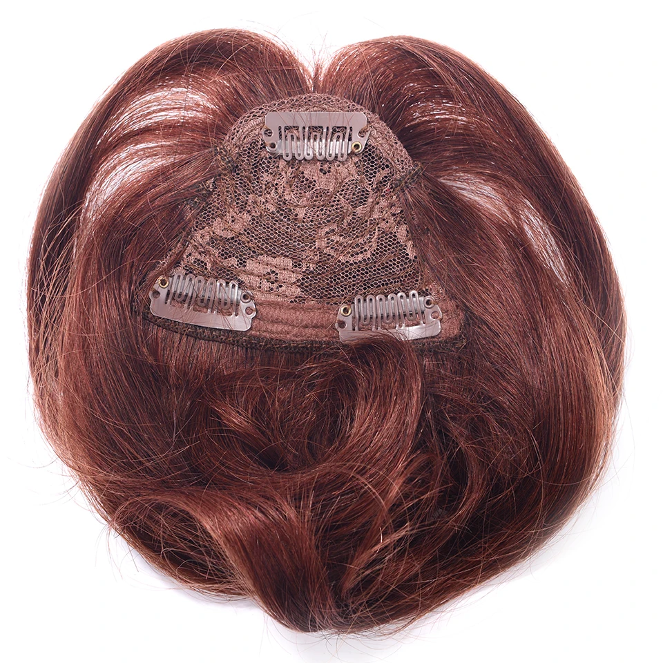 LADYSTAR remy волосы челка для женщин человеческие один кусок Клип В Волосы