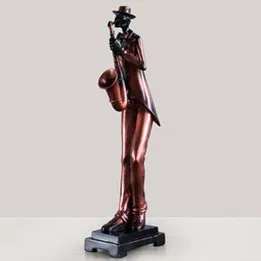 Дизайн, изделия из смолы, аксессуары для украшения дома, Современная музыкальная группа, статуи и скульптуры из смолы, европейский стиль, украшения из камня - Цвет: Bronze02
