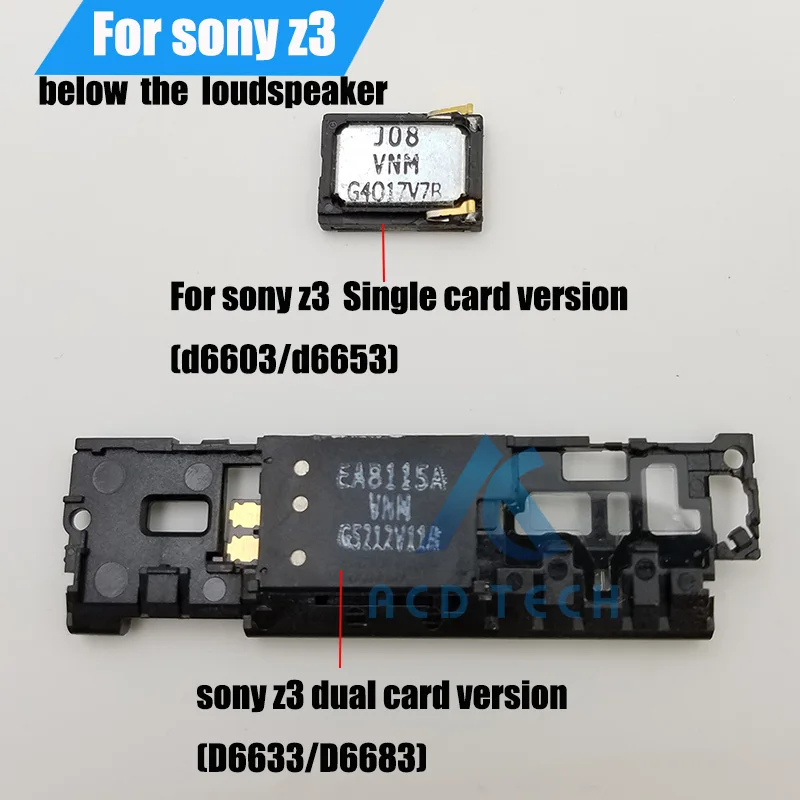 Оригинальный Для Sony Xperia Z3 D6603 D6653 D6633 двойной громкий динамик громкоговоритель