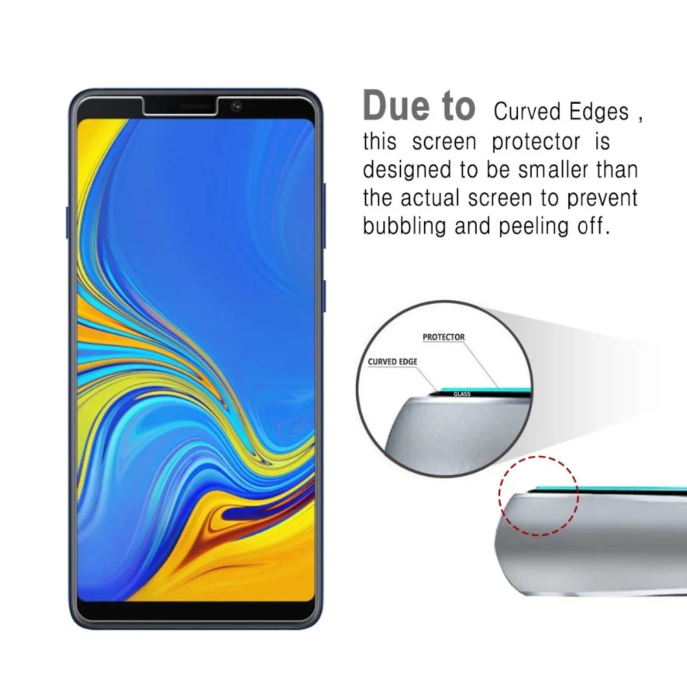 Защита экрана для Samsung A8 A9 Star Lite 2018 закаленное стекло galaxy A3 A5 A7 2016 Защитная