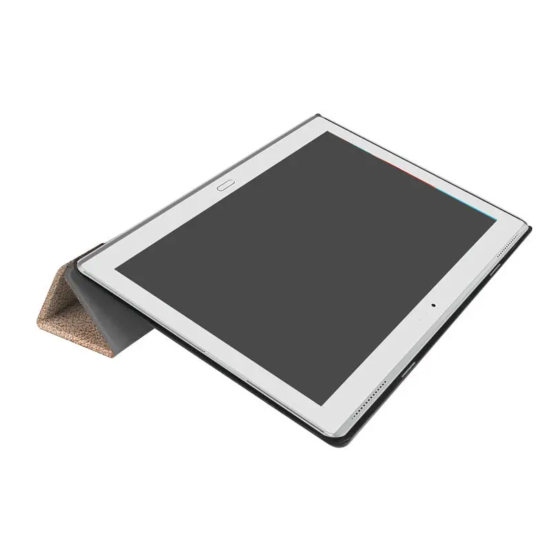 Чехол-книжка из искусственной кожи чехол для lenovo TAB 4 10 плюс Smart Cover для lenovo TAB4 10 плюс TB-X704L TB-X704F TB-X704N 10,"+ Защитная пленка на экран+ подставка для ручек