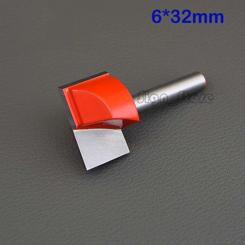 

1pc Woodworkers CNC Router Bottom Cleaning Router Woodworking Bits SHK 6mm CED 32mm high quality