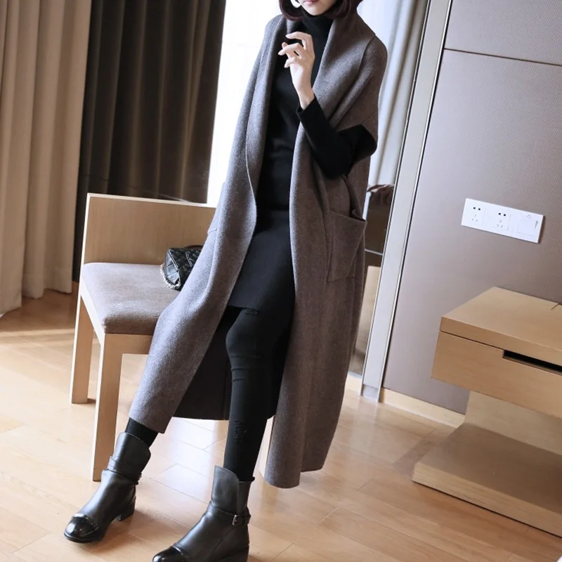 Женский кардиган с длинным рукавом вязаный в стиле бохо хиппи шикарный женский