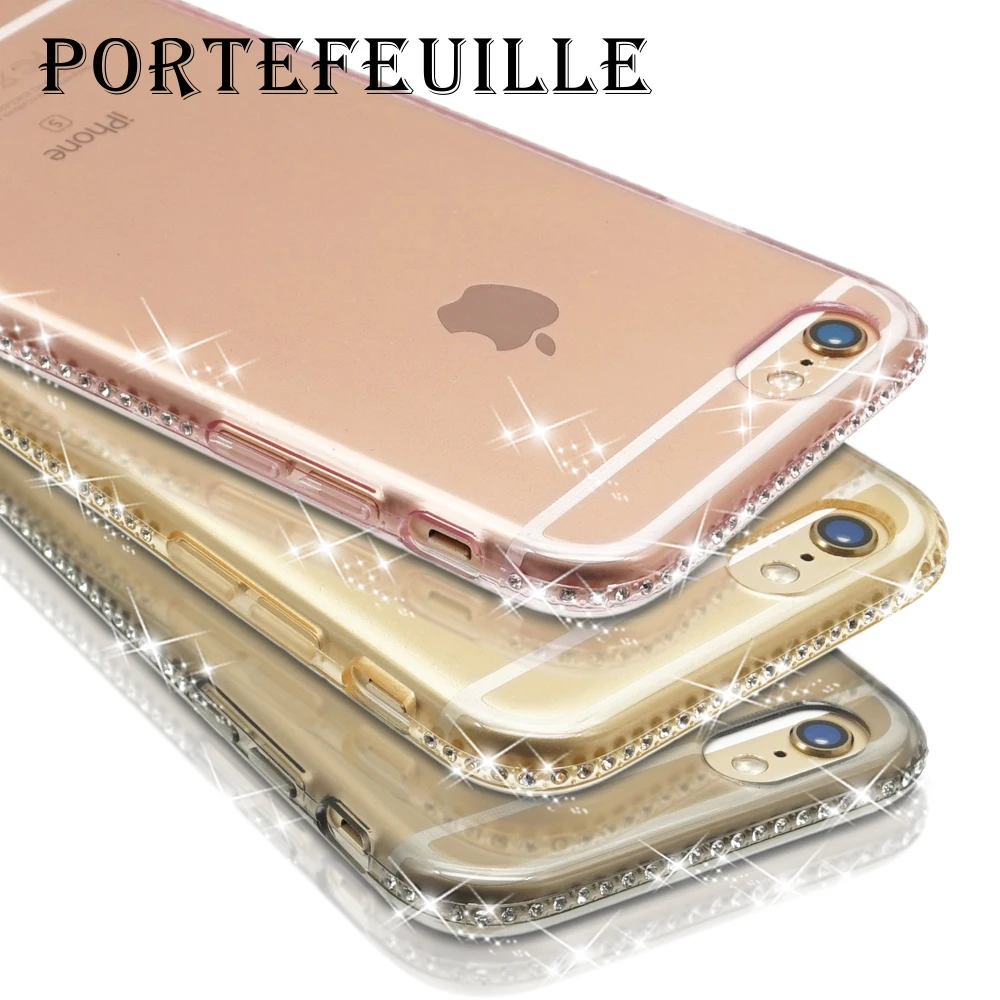 Portefeuille для iphone 7 чехол силиконовый прозрачный 8 Plus XS Max XR iPhone7 крышка аксессуары со