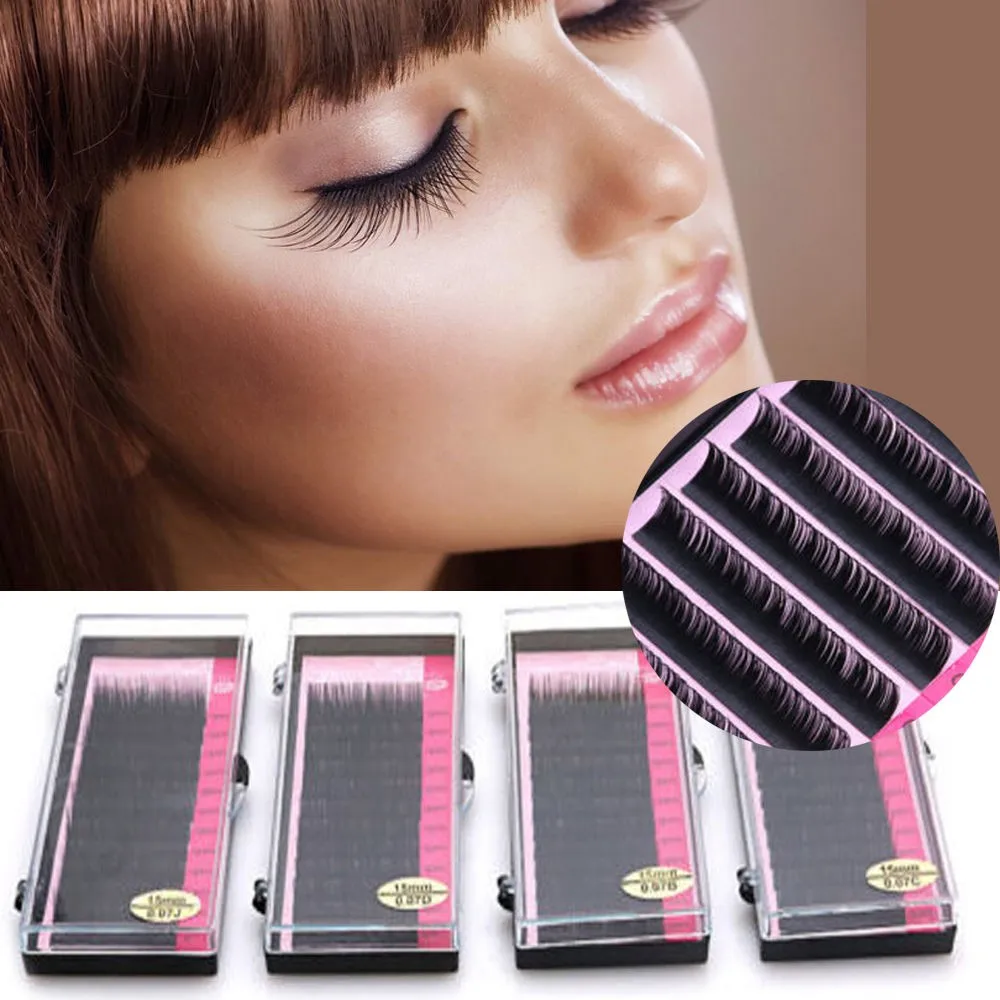 

Faux Mink Individual Eyelash Lashes Maquiagem Cilios for Professional Soft Mink Eyelash Extension Supplies False Eyelashes