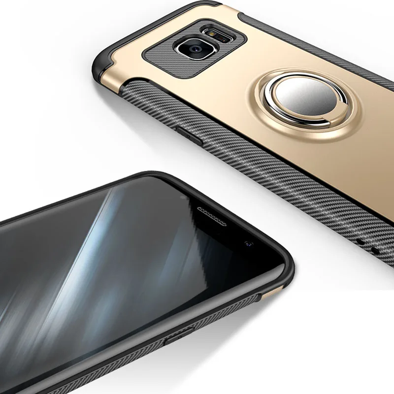 Роскошный бронированный металлический магнитный чехол для Samsung Galaxy S7 Edge s