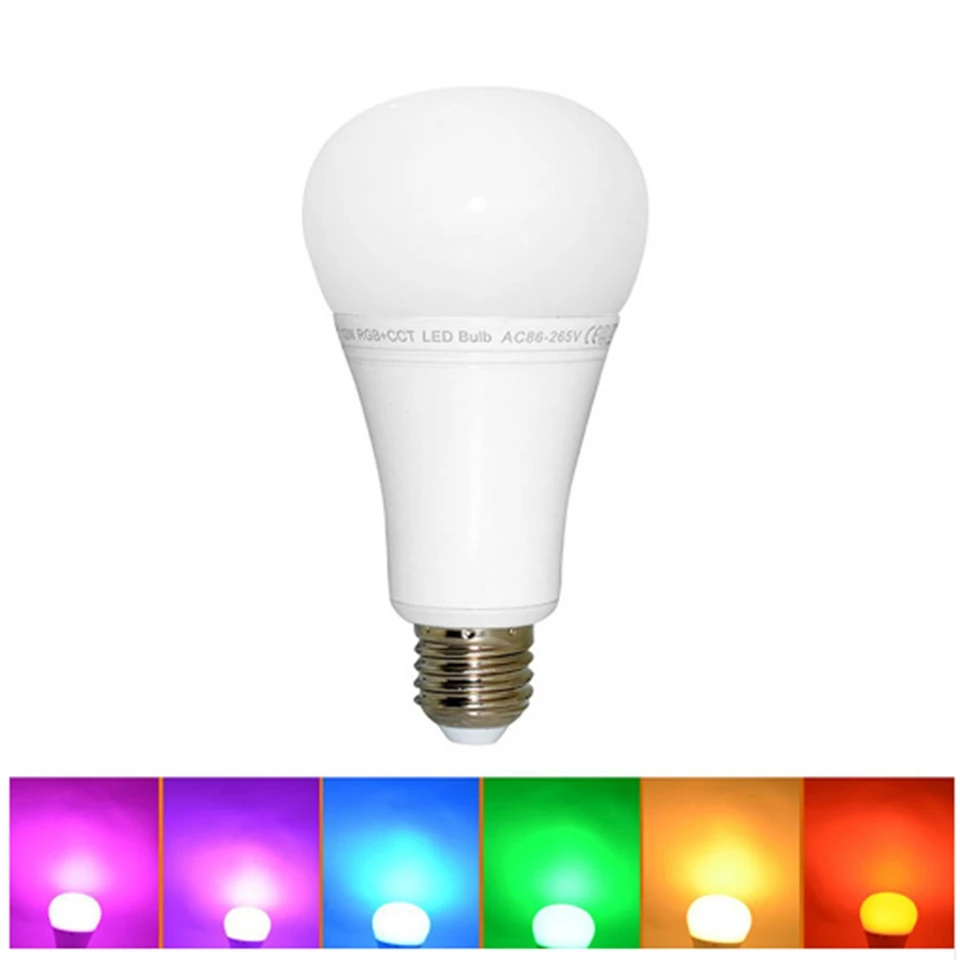 Milight 2 4 г Вт 5 6 9 12 E14 GU10 E27 MR16 RGB CCT RGBW/RGBWW светодиодный лампы и Zone РФ Пульт