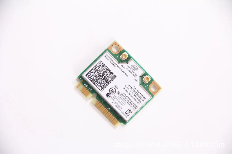 Wi Fi карта 7260 802.11ac Двухдиапазонный 2x2 + Bluetooth адаптер 7260HMW 867 Мбит/с|wifi card|wifi card dual