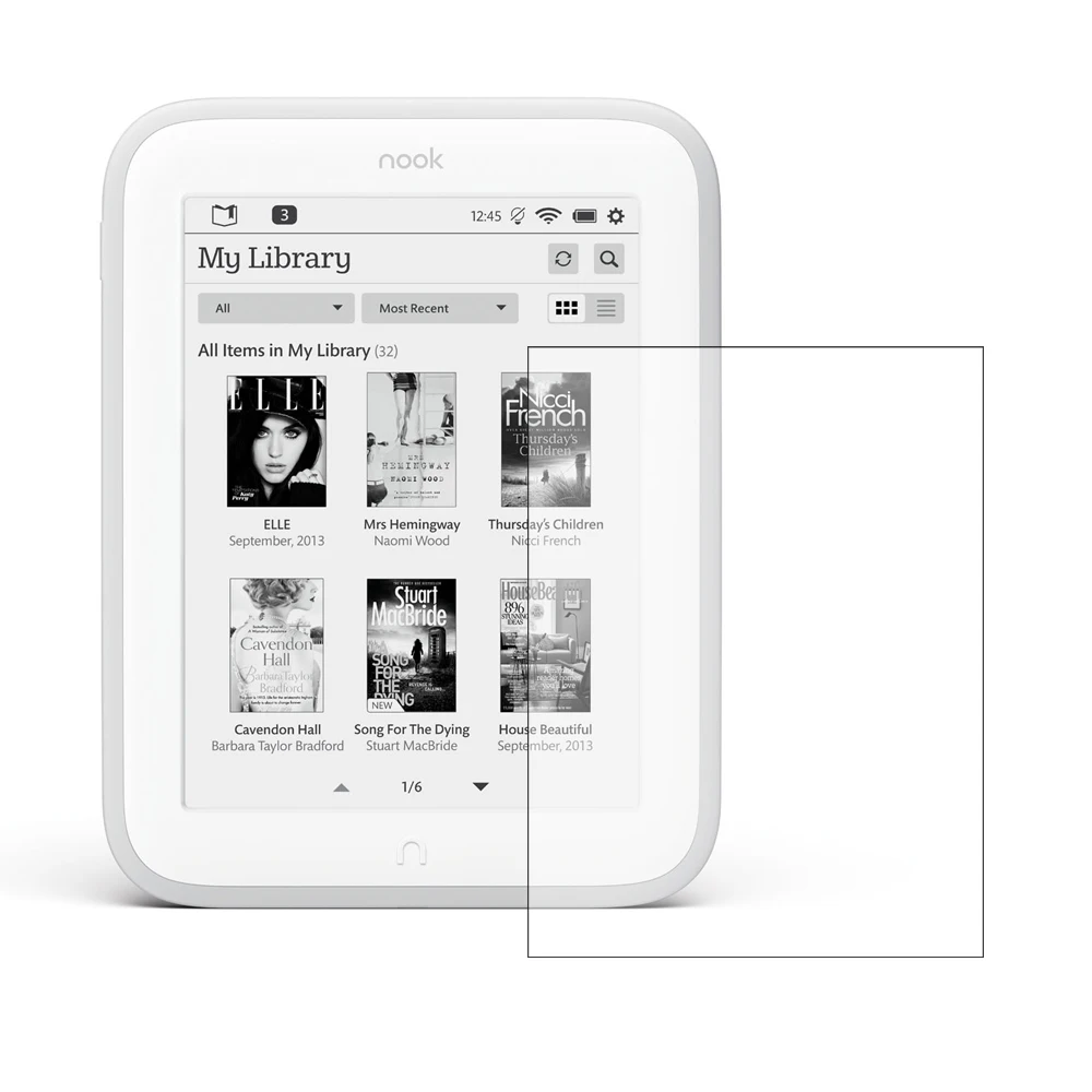 Прозрачная защитная пленка против царапин для ЖК-экрана Nook GlowLight Nook4 аксессуары