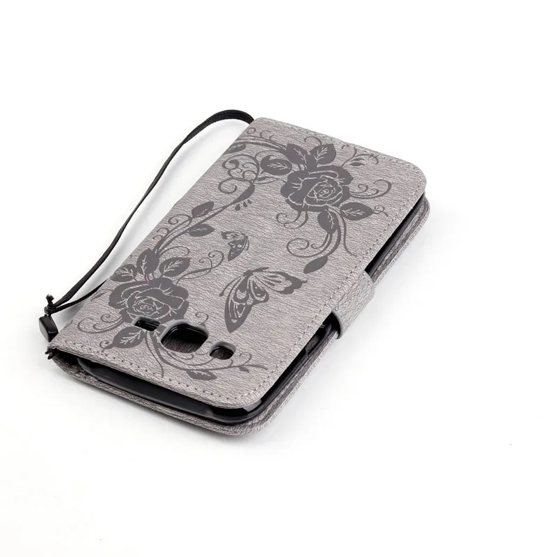ZHCASE Бабочка Цветок Стиль J5 J500 2015 PU кожаный Чехол для Samsung Galaxy Держатель Карточки