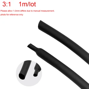 Термоусадочная трубка 3 млот 3:1 с клеем, двухслойная трубка диаметром 1,62,43,24,86,47,99,512,7 мм