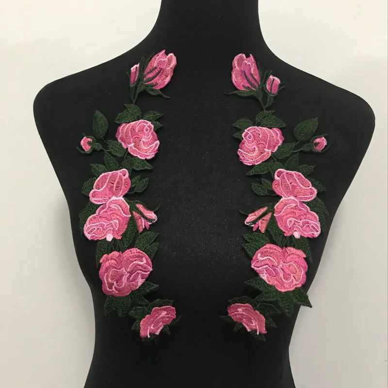 2 шт./компл. цветок parches Ropa Наклейки для одежды аппликацией Вышивка Нашивки para la