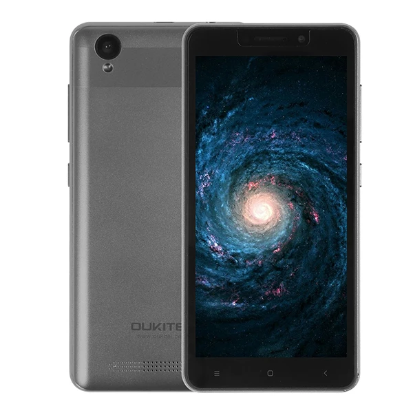Oukitel C10 3g смартфон 5,5 дюймов 18:9 дисплей 1. 3G Гц две sim-карты 2000 мАч Android 8,1 1 Гб+ 8 Гб MTK6580 четырехъядерный мобильный телефон - Цвет: Grey