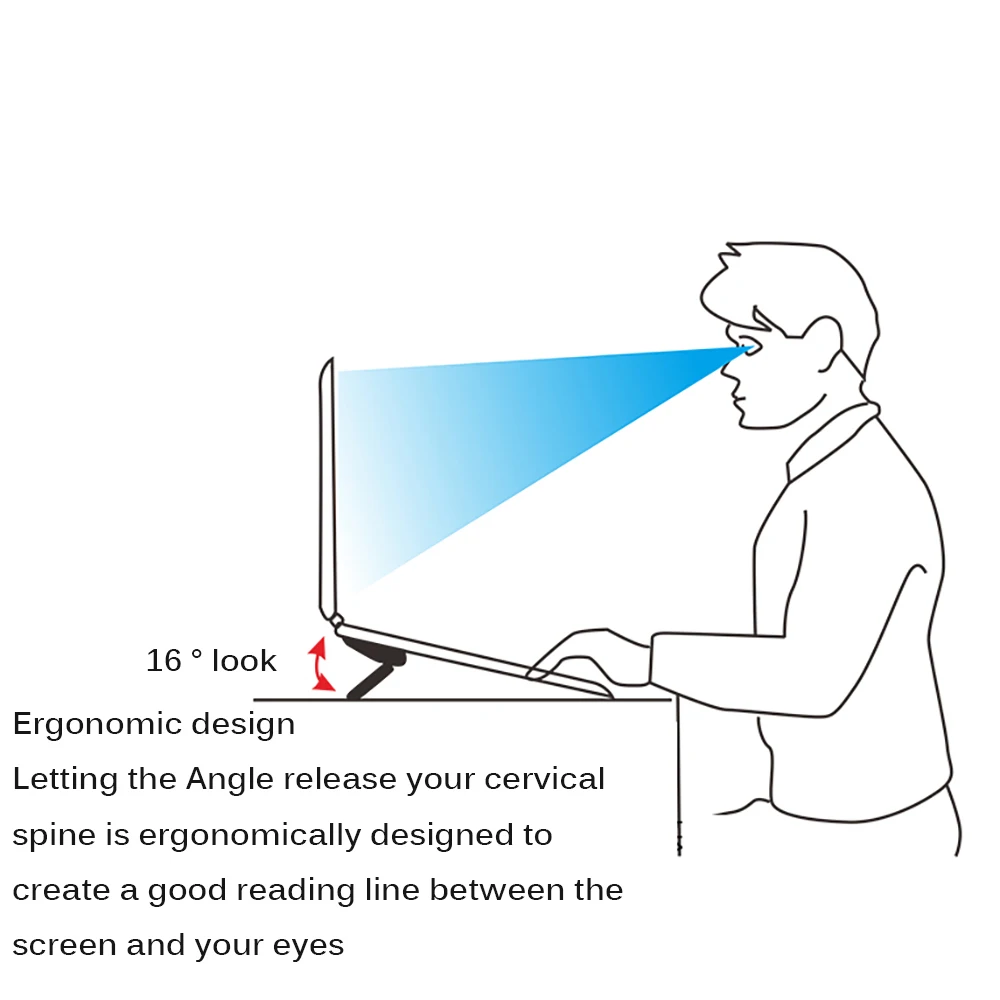 Складной охлаждающий кронштейн для ноутбука универсальная подставка