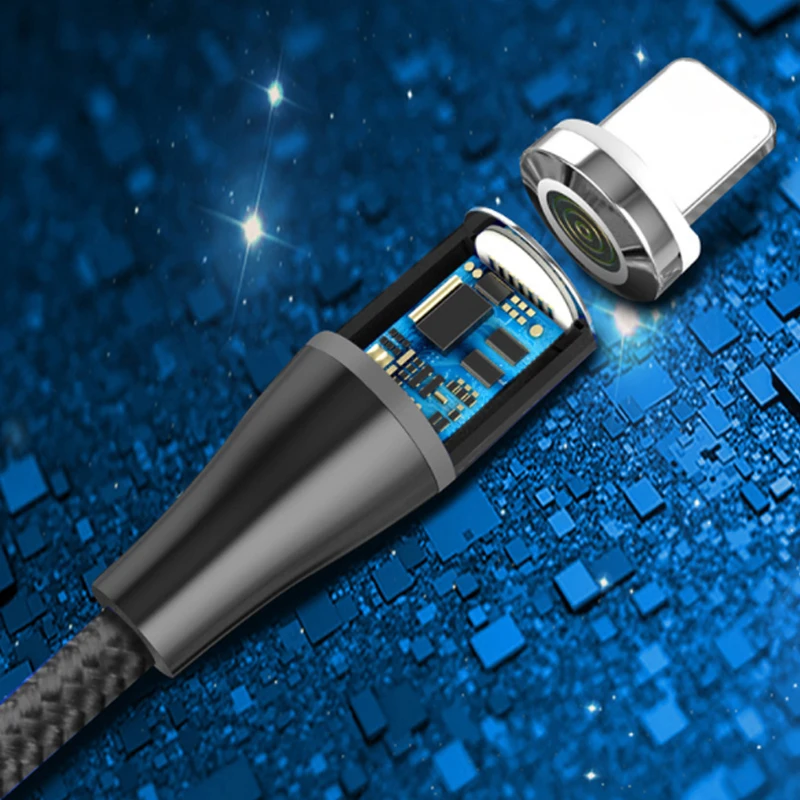 1 м Магнитная Зарядка для Apple Android type c кабель зарядное устройство qc pd Быстрая