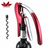 professional zinc alloy power wine opener bottle corkscrew opener built in foil cutter premium rabbit lever corkscrew for wine