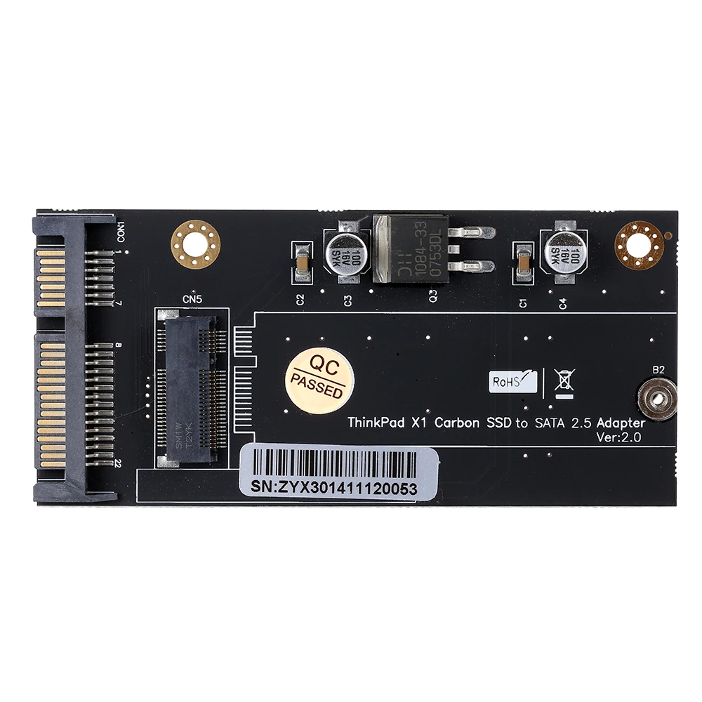 20+6 Pin SSD to SATA 2.5&quot Adapter Card Converter For Lenovo Thinkpad X1 Carbon | Компьютеры и офис