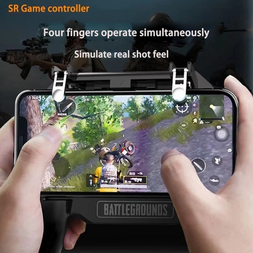 SR2 5 поколения мобильную игру Pubg контроллер шутер триггер охлаждающий вентилятор мобильного Мощность игровой джойстик 3 в 1 2000/4000 мАч