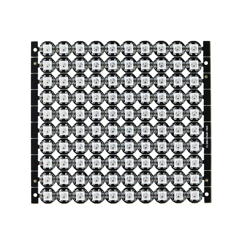WS2812B 10~1000pcs 4-Pin WS2812 LED Pixel Heatsink 5V 5050 RGB WS2811 IC Built-in Individually Addressable Digital | Лампы и освещение