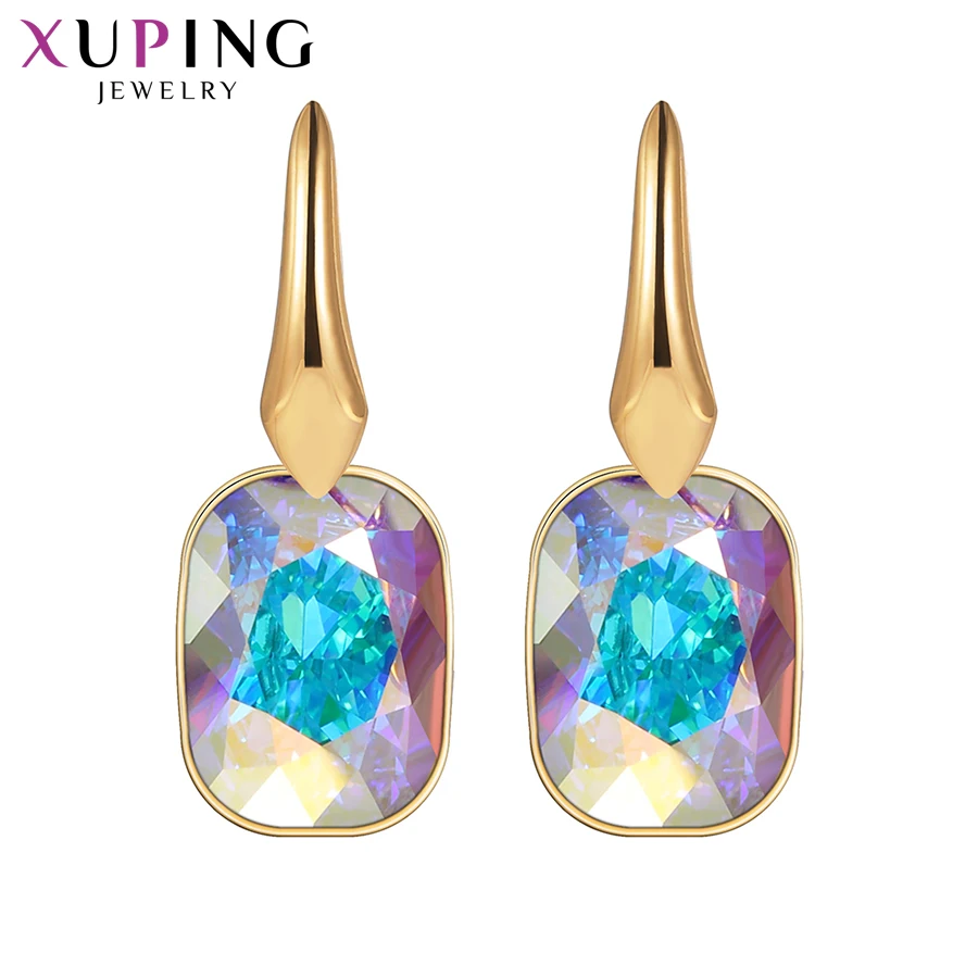 Xuping ювелирные изделия Роскошные обручи серьги кристаллы от Swarovski Бесплатный подарок упаковка на День Матери подарки для женщин девочек S150-20555