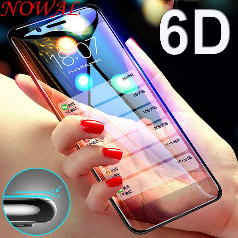 9H 6D Tempered Glass Full Cover Protect Screen Protector Case For Samsung Galaxy J7 Prime 2017 A6 A8 Plus J2 Pro 2018 |