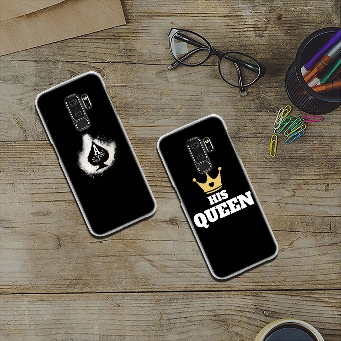 Твердый чехол для телефона Lavaza queen king ace family poker Samsung Galaxy S7 S6 Edge S8 S9 + S10 Plus