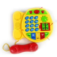 cartoon buttons phone educational intelligence developmental toy childrens gift learning toy interactive toy
