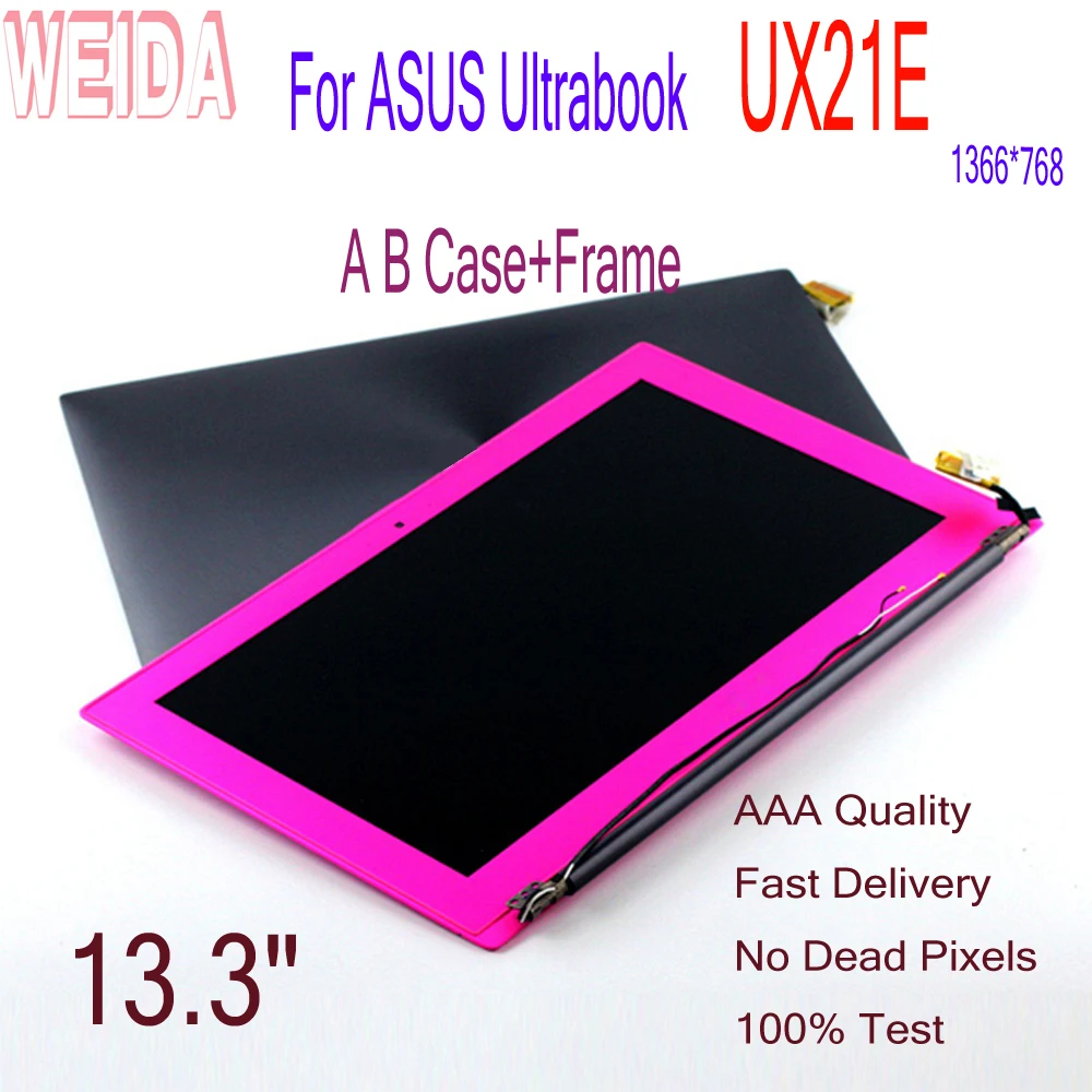 Новый Сменный ЖК дисплей 13 3 дюйма для ASUS Ultrabook UX21 UX21E HW11WX101 без касания 1366*768