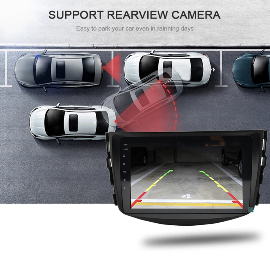 Navivox Android 8,1 автомобильный dvd-плеер для Toyota RAV4 Rav 4 2007 2008 2009 2010 2011 2 din 1024*600 автомобильный dvd gps wifi rds