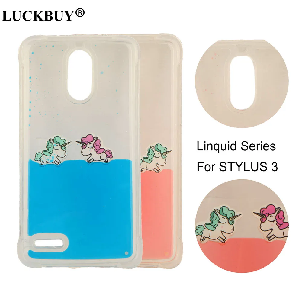 Luckbuy чехол для LG Stylus 3 LS777 мягкий ТПУ телефона Stylo3 Пегас Единорог прозрачный