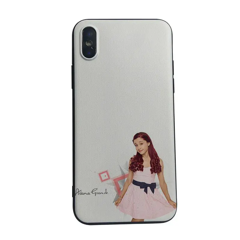 Мягкий резиновый чехол для телефона MaiYaCa Cat Ar Ariana Grande из ТПУ iphone 6s X 8 8plus 7 7plus 6plus 5S SE
