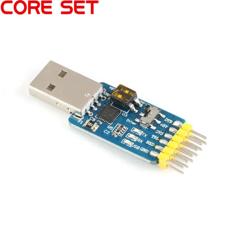 Многофункциональный модуль последовательного преобразования 6 в 1 USB CP2102 TTL RS232 RS485