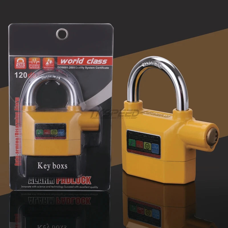 Водонепроницаемый мотоциклетный аварийный замок Противоугонный велосипедный