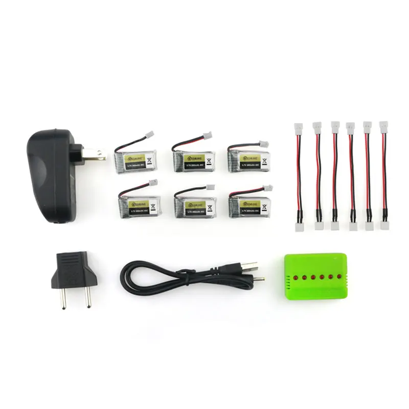 4 шт./5 шт./6 шт. Eachine E010 E010C E011 E013 мини Радиоуправляемый квадрокоптер 3 7 V 260MAH 45C Libo