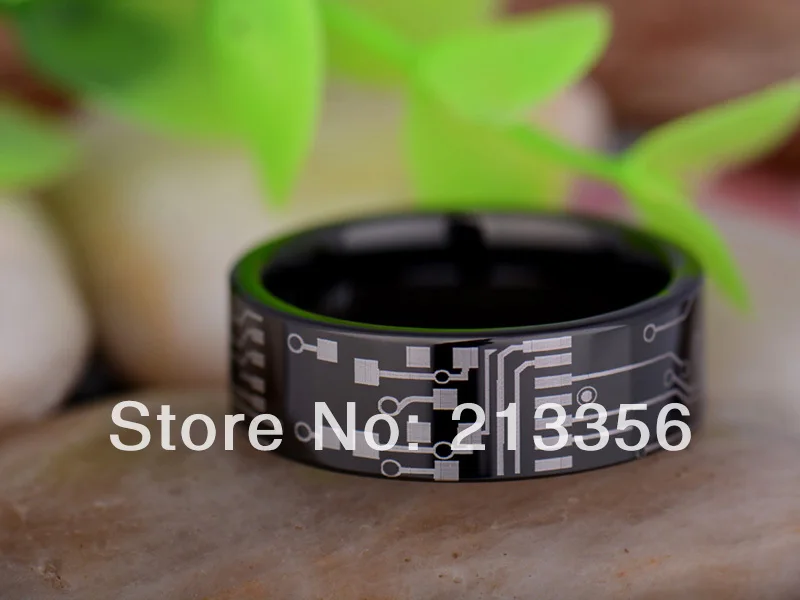 Дешевая цена Бесплатная доставка 2013 США Горячая продажа 8 мм блестящая черная