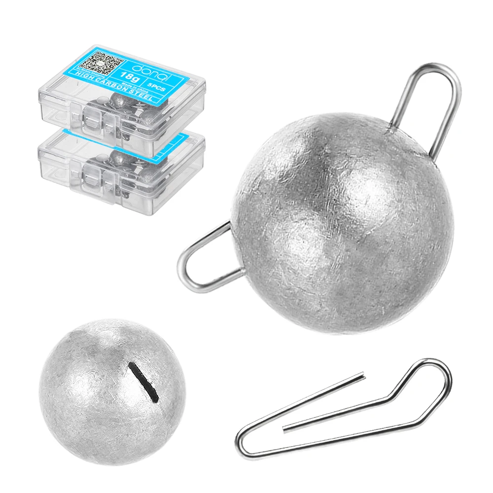 DONQL 5 шт./кор. Lead Jig Head для рыболовный крючок глубокой воде привести Вес Мягкая
